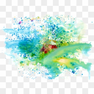 El Color De La Tinta Los Colores - Color Splash No Background Clipart