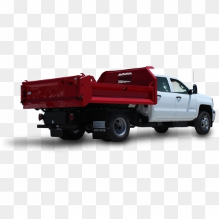 Kdbds-916a Drop Side Dump Body On A Gm - White Truck Red Dump Bed Clipart