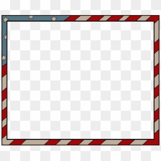 Png Freeuse Stock America Transparent Border - American Flag Border Transparent Clipart