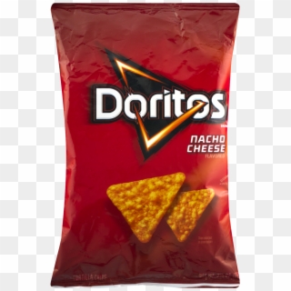 Doritos Nacho Cheese Chips • - Bag Of Doritos Clipart