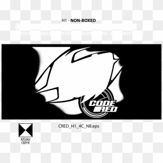 Mountain Dew Code Red Logo Black And White - Poster Clipart