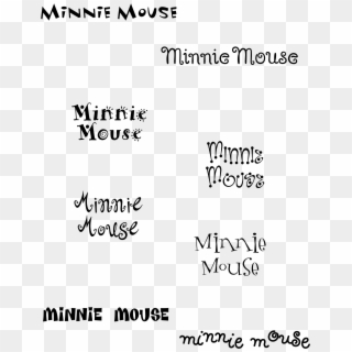 Minnie Mouse Logo Png Transparent - Mickey Mouse Clipart