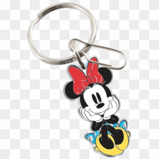 Picture Of Disney Minnie Mouse Enamel Key Chain - Harley Davidson Key Chain Png Clipart