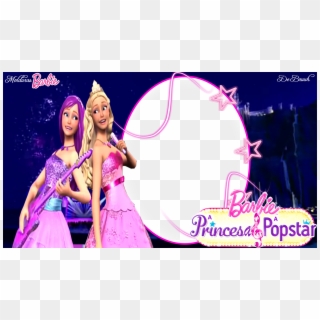 Barbie Films Achtergrond Entitled Barbie The Princess - Princess And Pop Star Hd Clipart