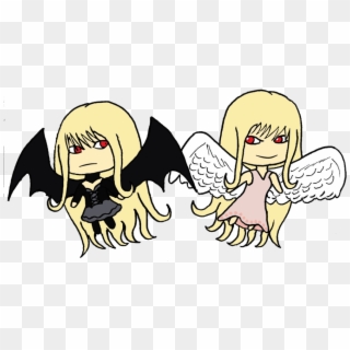 Angel Devil Png - Mischievous Angel Clipart