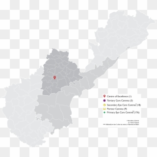 176 Vison Centres - Maharashtra Map Clipart