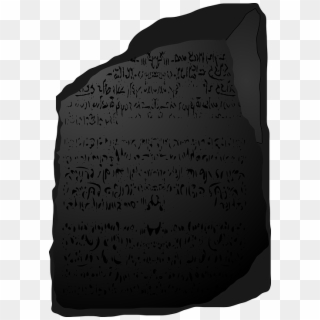 Rosetta Stone Languages Translation History - Kamien Z Rosetty Vector Clipart