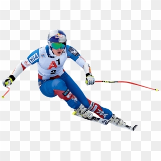 Skier Drawing Winter Olympic Games - Lindsey Vonn Skiing Png Clipart