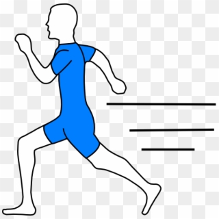 Fast Clipart Running Man - Running Man Clip Art - Png Download