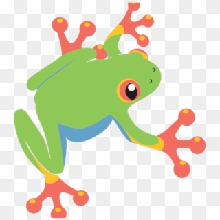 Cartoon Pic Of Green Tree Frog - Green Tree Frog Cartoon Clipart