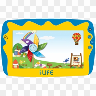 Png Freeuse Download Kids Laptop Clipart - Life Tablet 8 Inch Transparent Png