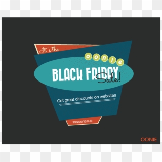 The Oonie Black Friday Sale - Poster Clipart