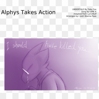 Alphys Takes Action Sheet Music Composed By Undertale - Illustration Clipart