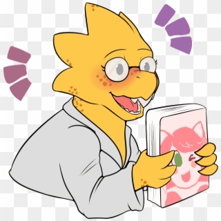 Day 17 Alphys Hm, Idk How She Looks Is Good Enough - Cartoon Clipart