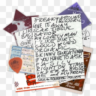 Red Hot Chili Peppers Egypt Setlist Clipart