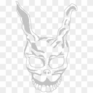 Donnie Darko Bunny - Donnie Darko Frank Outline Clipart