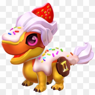 Cupcake Dragon Baby - Video Game Clipart