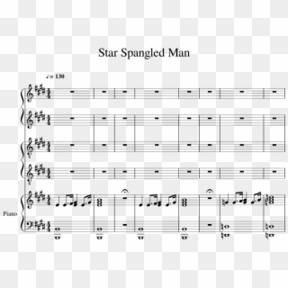 Star Spangled Man Sheet Music 1 Of 22 Pages - Forever Shrek Sheet Music Clipart