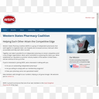 Western States Pharmacy Coalition Competitors, Revenue - Pharmacy Clipart