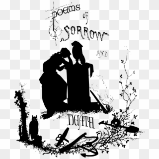 Graphic Transparent Library Poems Of Sorrow And Death - Silhouette Death Clipart