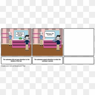 Pat Attention To Detail Storyboard - Cartoon Clipart
