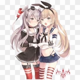 Shimakaze ~<3pic - Twitter - Com/csjsyeirf7 - Kancolle Shimakaze And Amatsukaze Clipart