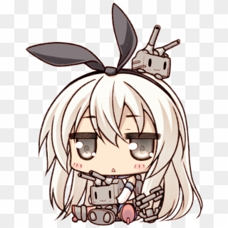Rensouhou-chan And Shimakaze Drawn By Naturalton - Kantai Collection Stickers Clipart