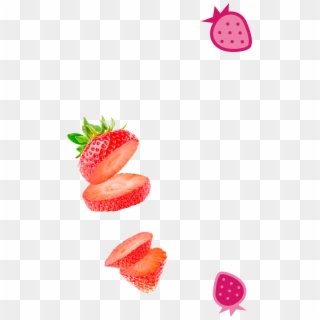 Ice Cream With Mochi - Strawberry Bits Png Clipart