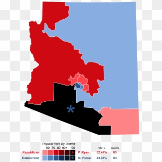 United States House Of Representatives Election - Arizona Congressional Districts Clipart