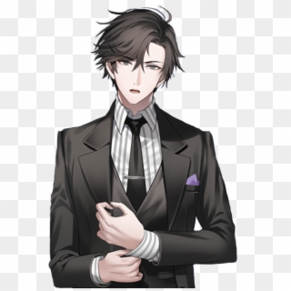 Anime Guy Wearing Suit Clipart