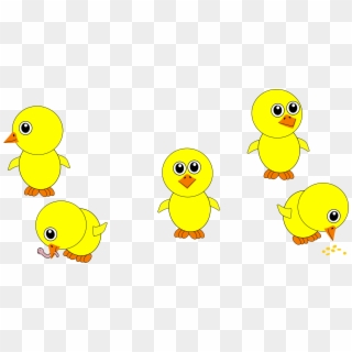 Easter Scallywag March Clipartistnet Art Clip Clipart - Chicks Cartoon - Png Download