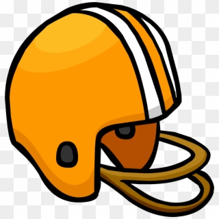 Football Helmet Club Penguin Wiki Fandom Powered By - Orange Football Helmets Clipart