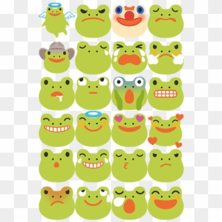 I Made A Small Collection Of Frog Emojis Free To Use, - Cartoon Clipart