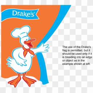 Drake's Flag Image Usage - Drakes Cakes Clipart