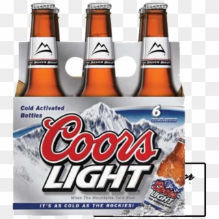Coors Light Beer - Coors Light Blue Mountain Logo Clipart