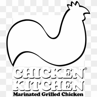 Chicken Kitchen Logo Black And White - Rooster Clipart