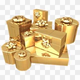 Source - - Gold Gifts Clipart