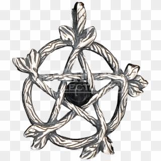Woodland Pentacle Pendant - Emblem Clipart
