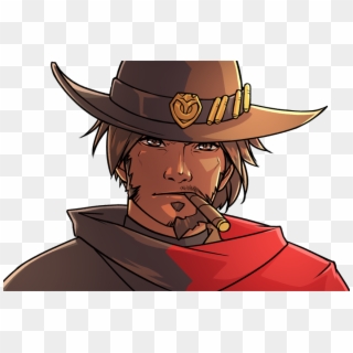 #mccree #mercy #hanzo #overwatchpic - Complete History And Lore Of Mccree Clipart