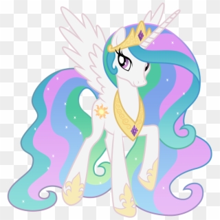 Alicorn, Cute, Mlp, My Little Pony, Princess, Princess - My Little Pony Princesa Celestia Clipart