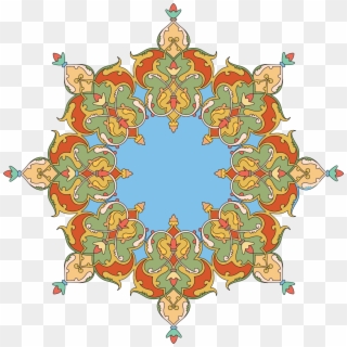 Arabesque Vector Mosque Pattern - Circle Clipart