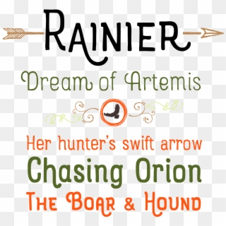 Rainier Font Sample - Calligraphy Clipart