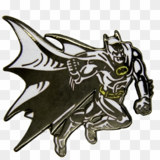 Flying Batman Pin - Emblem Clipart