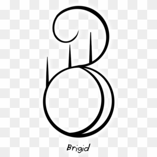 Sigil For The Irish Goddess Brigid - Brigid Celtic Goddess Tattoo Clipart