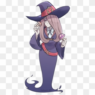 Little Witch Academia Sucy Png Svg Black And White - Cartoon Clipart
