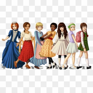 Junior Doll Club Program On American Girl Dolls - American Girl Characters Clipart