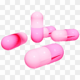 #pink #pills #pinkpills #medicine #medical #hospital - Transparent Vaporwave Pills Clipart