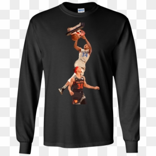 Image 559px Giannis Dunk On Steph Curry In The All - T-shirt Clipart