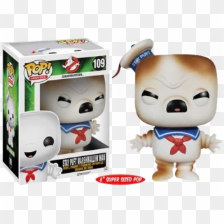 Stay Puft Toasted Pop Vinyl - Stay Puft Marshmallow Man Funko Clipart