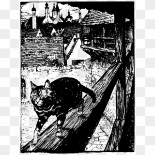 This Free Icons Png Design Of Castle Cat - Arthur Rackham Cat Illustrations Clipart